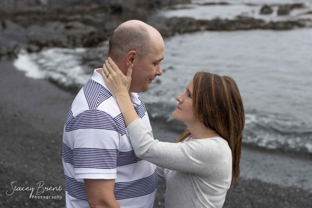 Engagement on Newfoundland Beach. Stacey Brent Photography Gallery.