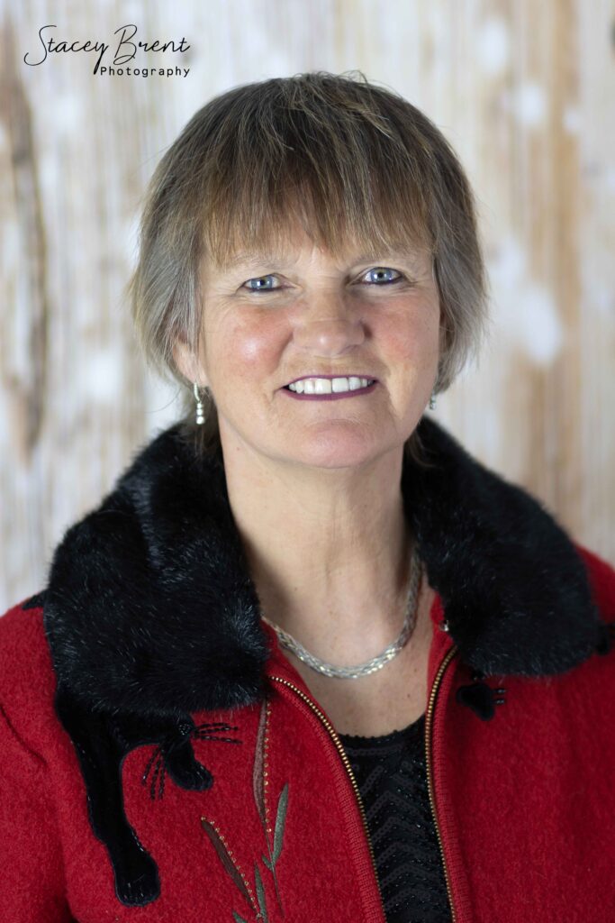 Portrait in Studio of Mature woman. Stacey Brent Photography, Central Newfoundland.