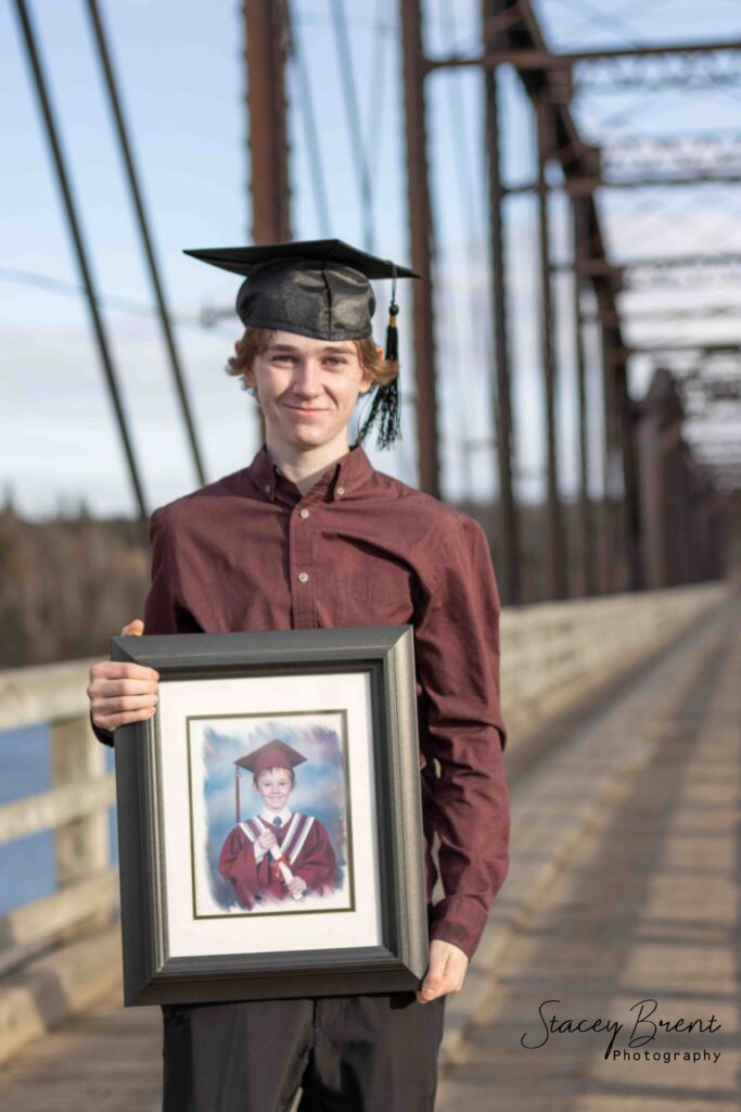 Senior Graduation Bishops. Stacey Brent Photography, Central Newfoundland.