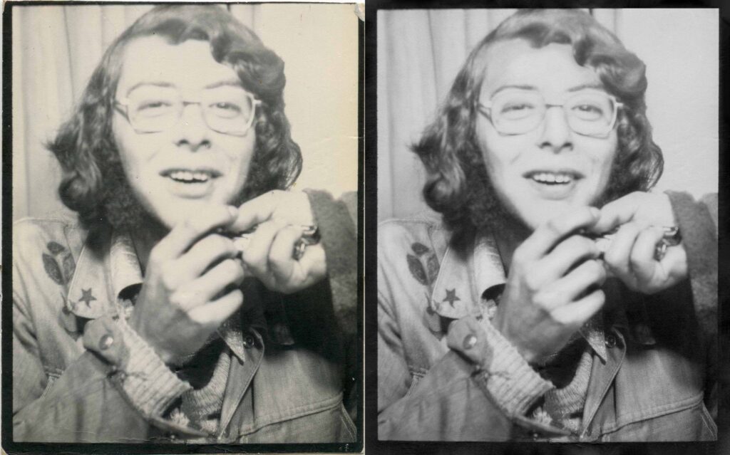 Photo Restoration Before & After 1 by Stacey Brent Photography. Newfoundland, Canada 2