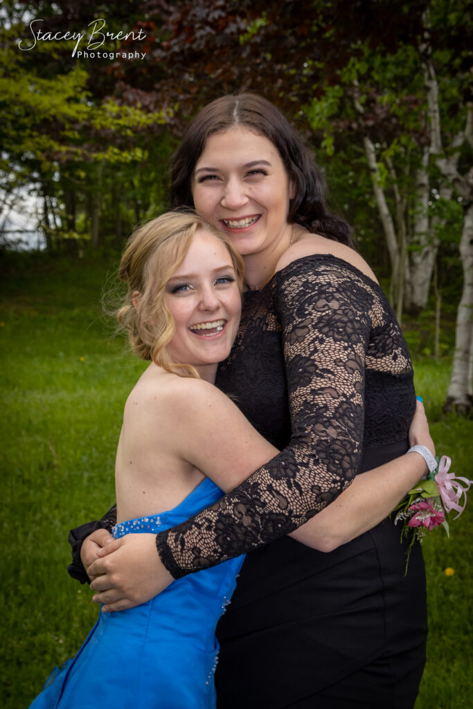 Senior Graduate and best friend. Stacey Brent Photography, Central Newfoundland.